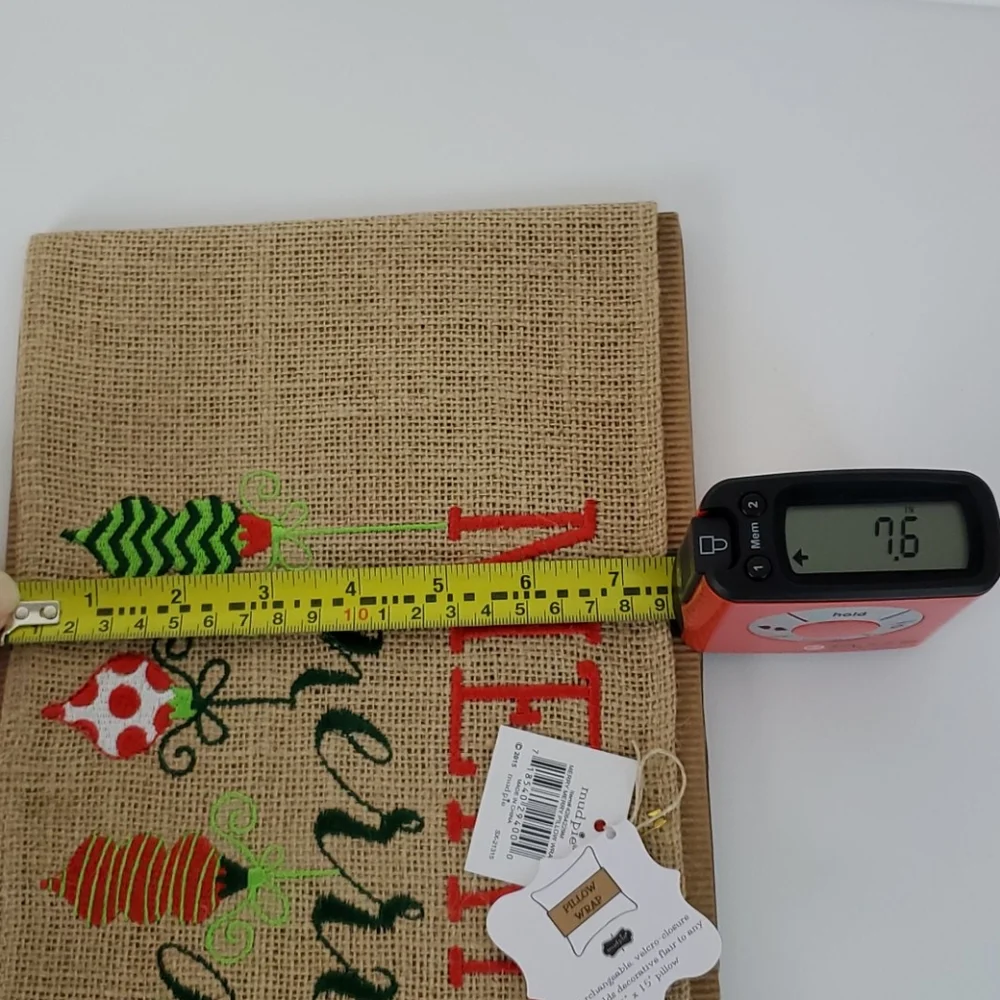 Mud Pie Christmas Pillow Wrap 15